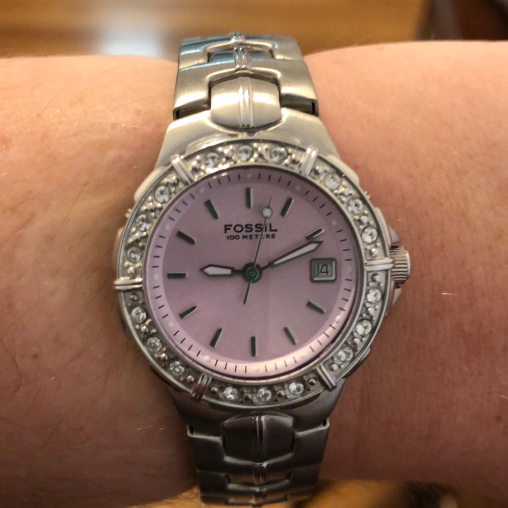 Fossil Pink Face Watch